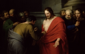 Jesús y Tomás incrédulo